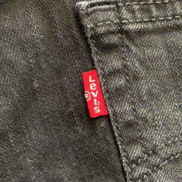 Womens Repurposed‎ 514 Levis shorts black summer beach travel size 29 - Picture 7 of 10